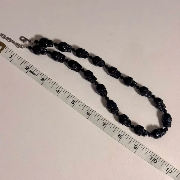 Tarina Tarantino Black Skull Necklace - Picture 4 of 4